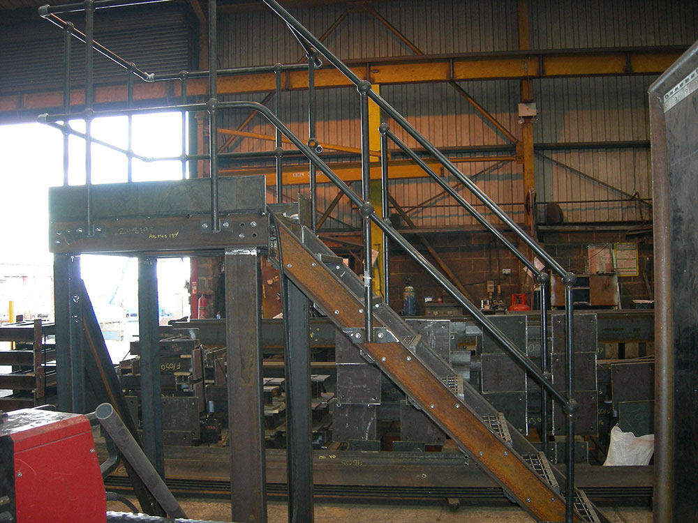 photo of steel work completed by Renoco Engineering Ltd
